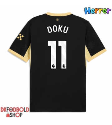 Manchester City Jeremy Doku #11 Udebanetrøje 2026-27 Kort ærmer Manchester City Jeremy Doku #11 Udebanetrøje 2026-27 Kort ærmer